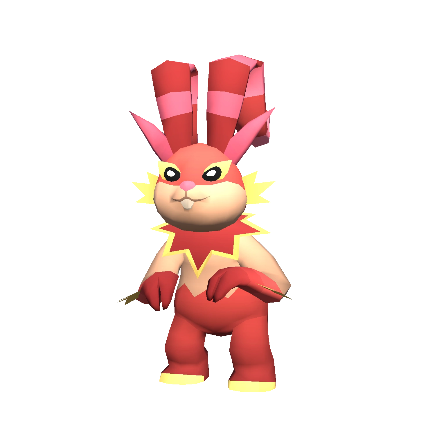 Blazehare, a fiery Riftwild creature.